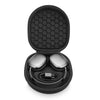 Smart Case for New Apple AirPods Max Supports Sleep Mode, Hard Organizer Portable Carry Travel Cover Storage Bag (Black)