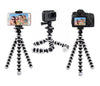micros2u Octopus Flexible Robust Gorilla Tripod For Gopro, Action Cams, Camera, Phone, iPhone. Landscape/Portrait Modes