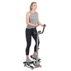 Sunny Health & Health Twister Stepper Machine, Height Adjustable Stepper, Stairs Step Exercise With Handlebars & LCD Monitor, Indoor Home Gym Workout