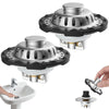 Hibbent 2PC Upgraded 3 in 1 Bathroom Sink Plug, Stainless Steel Basin Plug for Hole of 1.1''-2.36'' (28-60mm), Universal Pop Up Stopper with Removable