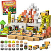 ToyUnited Magnetic Building Blocks, 100PCS Magnetic Blocks Stacking Tiles Cubes Construction Toys STEM Montessori Sensory Toys Gifts for Kids Ages 4 5 6 7 8 9 10 Christmas Advent Calendar