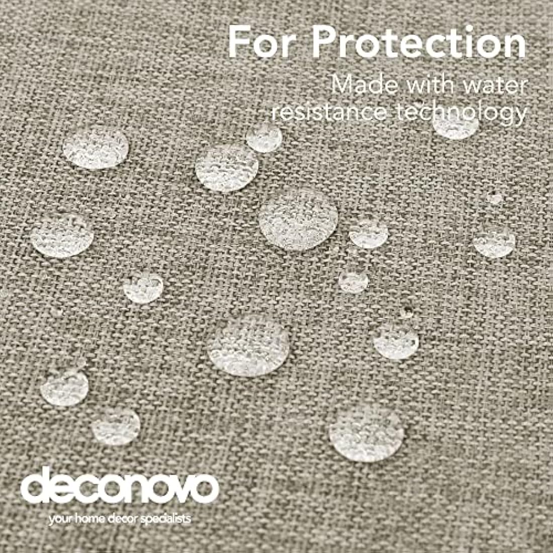 Deconovo Tablecloth Wipeable Faux Linen Table Cover Wrinkle Resistant Table Cloth for Painting 51x63in(130x160cm) Linen