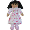 ragdoll 40cms with strawberry paterns black hair