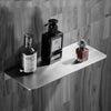 Celbon 20cm Brush Shower Caddy Self Adhesive Bathroom Storage Organizer Wall Mounted No Drilling Storage Shelf Rustproof Stainless Steel Shower Rack