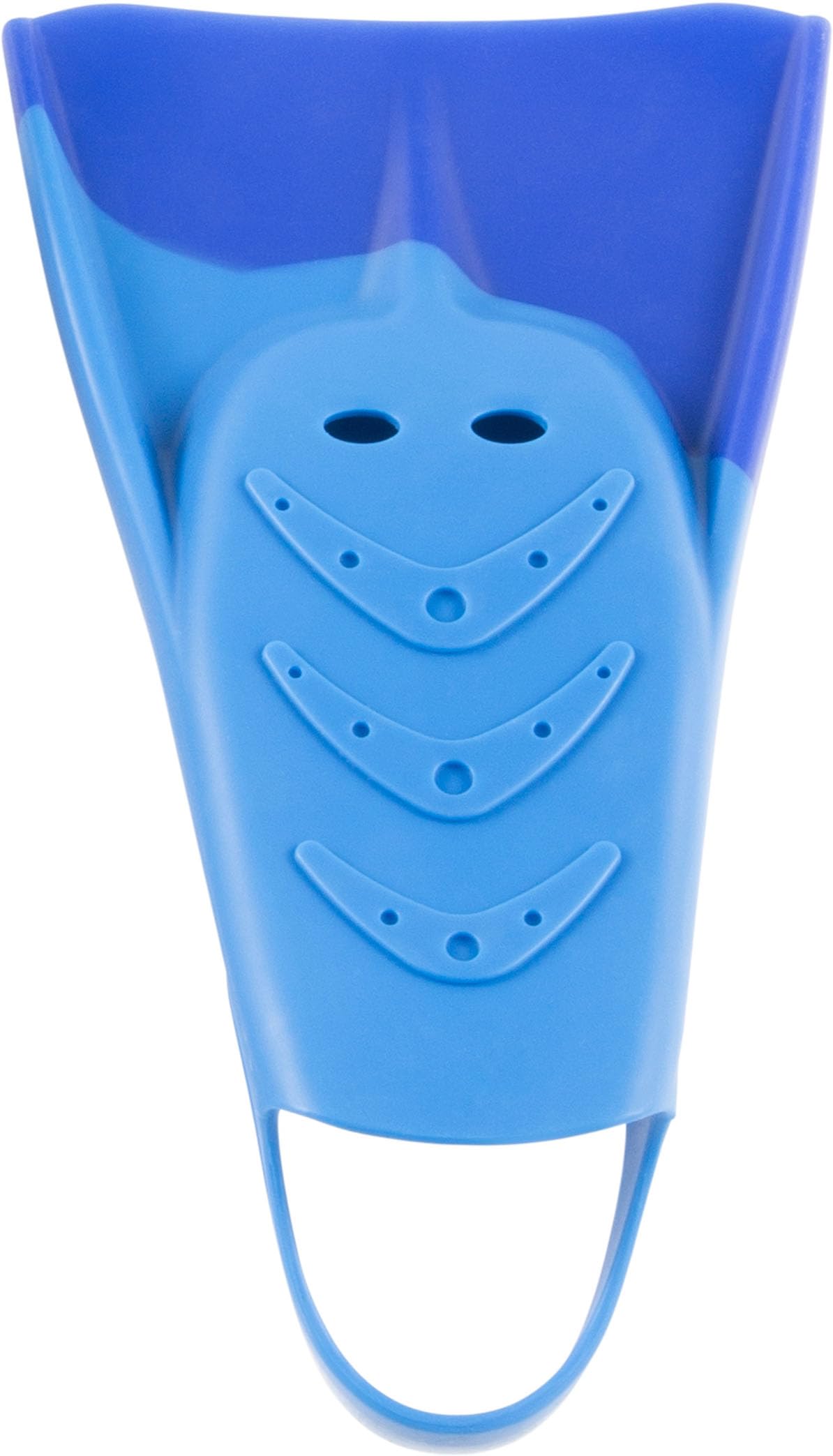 CRESSI Adult Swim Fins - Flexible Silicone for Comfortable and Durable Use, Blue/Azure, 43/45 - Pura: Designed in Italy