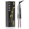 Pencil Flat Iron, T-Buy 2 in 1 Hair Straighteners and Curler for Short Hair and Men Beard, Mini Hair Straightener for Edges, Fast Heat Up and Dual
