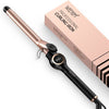 19mm Curling Tongs? Curling Iron 3/4 Inch Barrel, Long Barrel Curling Wand for Hair, Ceramic Tourmaline Hair Curling Iron Dual Voltage