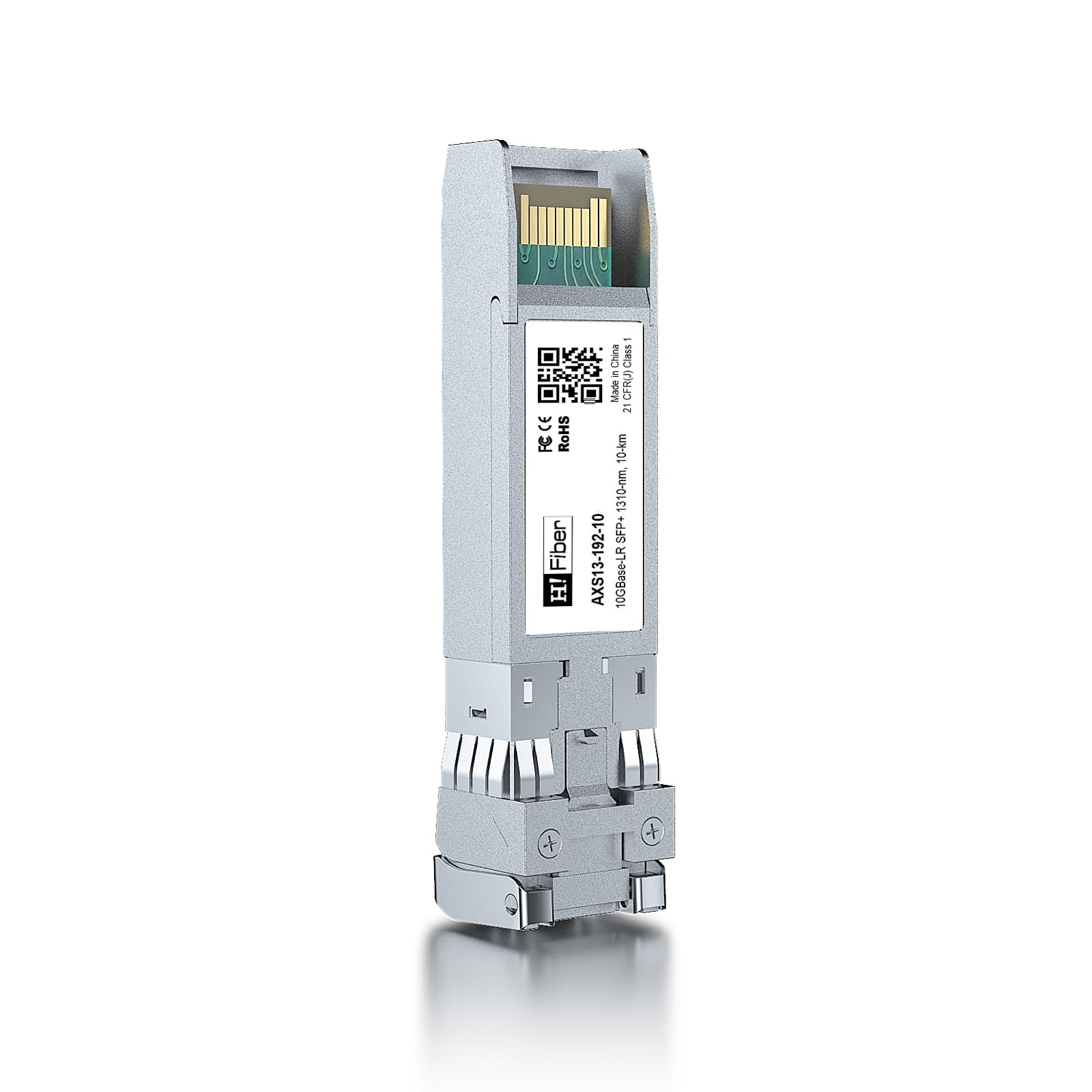10G Single Mode SFP+ LC Module, 10GBase-LR Fiber Transceiver for Cisco SFP-10G-LR, Meraki MA-SFP-10GB-LR, Ubiquiti UniFi UF-SM-10G, Mikrotik,
