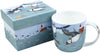 Diving Puffins Bone China Mug with Gift Box