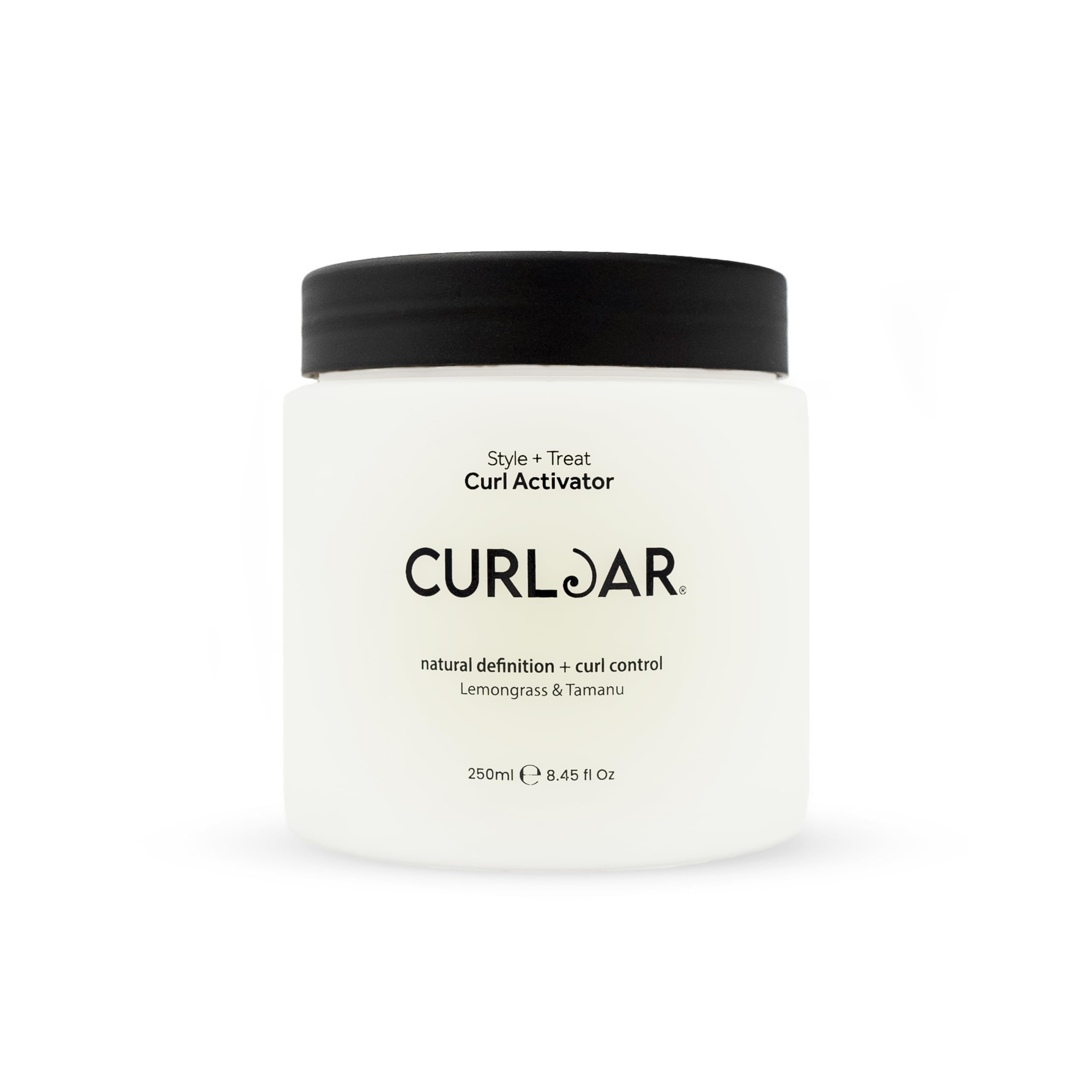Curl Jar Curl Activator Cr?me Gel for Curly Hair ? Defines, Hydrates, Detangles & Nourishes. Lightweight Styling with Flaxseed, Tamanu & Lemongrass.