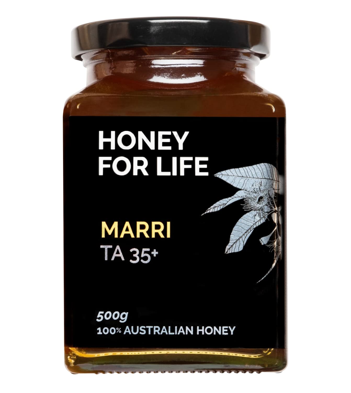 Extremely Active Honey | Marri TA35+ / MGO 1125+ | Stronger than Manuka Honey 1000 MGO/Manuka Honey Medical Grade | Raw Honey in Glass Jar - Cold