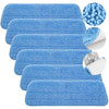 Mop Pads, ILAVCOOL 6 PCS Microfiber Mop Cleaning Pads Replacement Mop Pads Suitable for Wet and Dry Mops and All Spray Mops & Reveal Mops Washable
