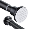 Extendable Shower Curtain Rod 168-316cm Stainless Steel Shower Curtain Pole Spring Tension Rod Adjustable Telescopic Pole No Drilling for Bathroom