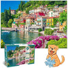 Lake Como 500 Piece Jigsaw Puzzles for Adults Varenna Village of Lovers Jigsaw Puzzles for Adults 500 Pieces Puzzle Gifts
