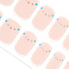 DANNI & TONI Semi Cured Nail Wraps Soft Self-Adhesive Gel Nail Stickers, Transparent Salon-Quality Gel Nail Polish Strips Manicure Stickers
