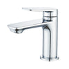 BELZ Modern Basin Mixer Tap ? Single Lever Bathroom Sink Faucet Brass Bathroom Taps Hot and Cold Mixer Tap Leak-Resistant Technology, Water-Efficient