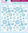 Crafters Companion Flower Power - 8in x 8in Embossalicious Embossing Folder