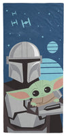 Jay Franco Star Wars The Mandalorian He's With Me 71cm x 147cm Beach Towel