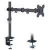 BONTEC Single Monitor Arm Desk Mount, Height Adjustable, Tilt, Swivel, Rotation for 13-32 Inch LCD LED Screens, VESA 75x75mm/100x100mm, Up to 8kg,