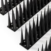 OFFO Bird Spikes High for Anti Pigeons Spikes to Keep Bird or Animals Away, Fence Spikes of Bird Deterrent Covers 12m, Height 10cm,Black
