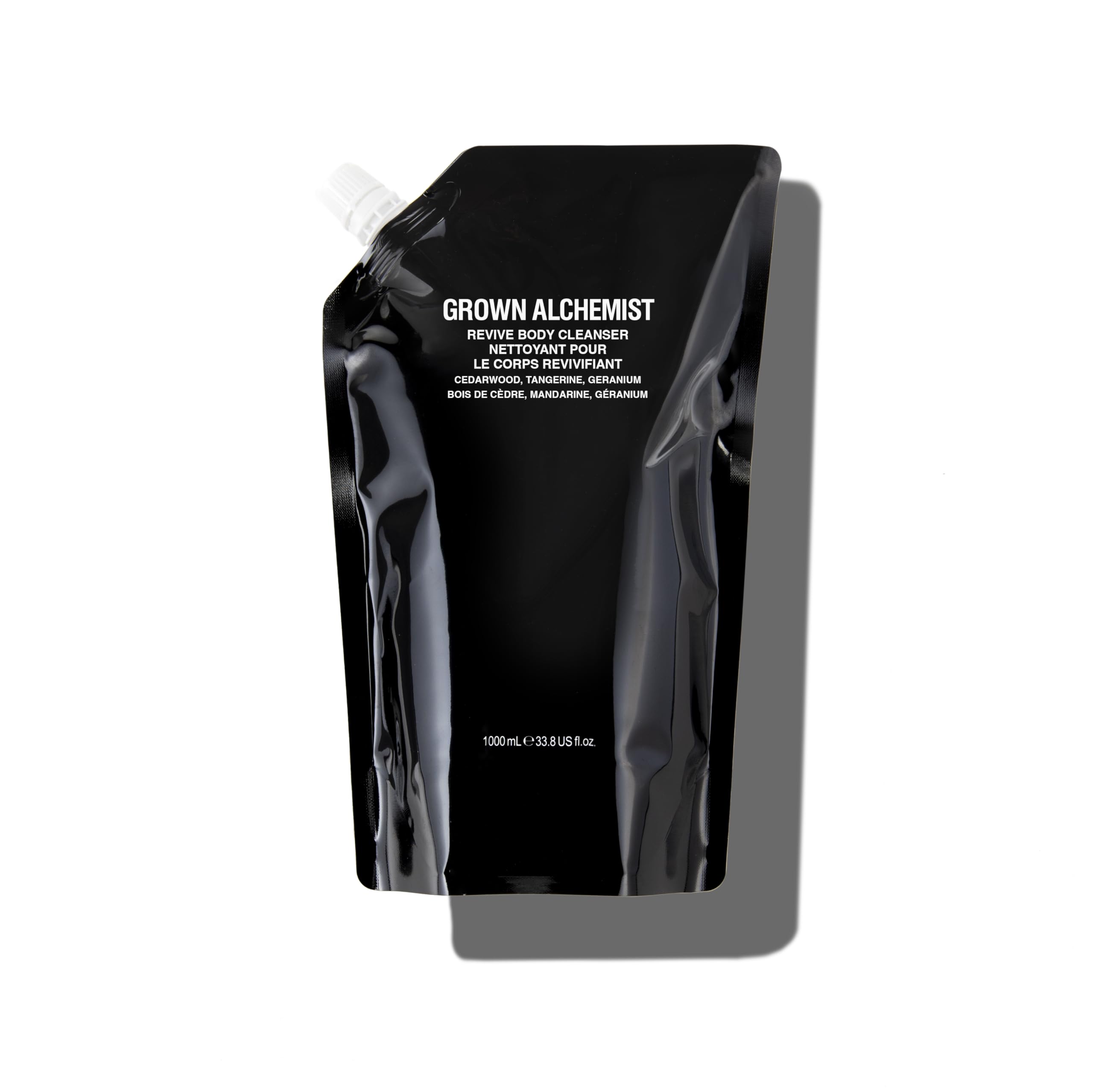 Grown Alchemist Revive Body Cleanser Refill, Cedarwood, Tangerine - Organic Body Wash, Sensitive Exfoliating, Moisturising - Natural Bathing