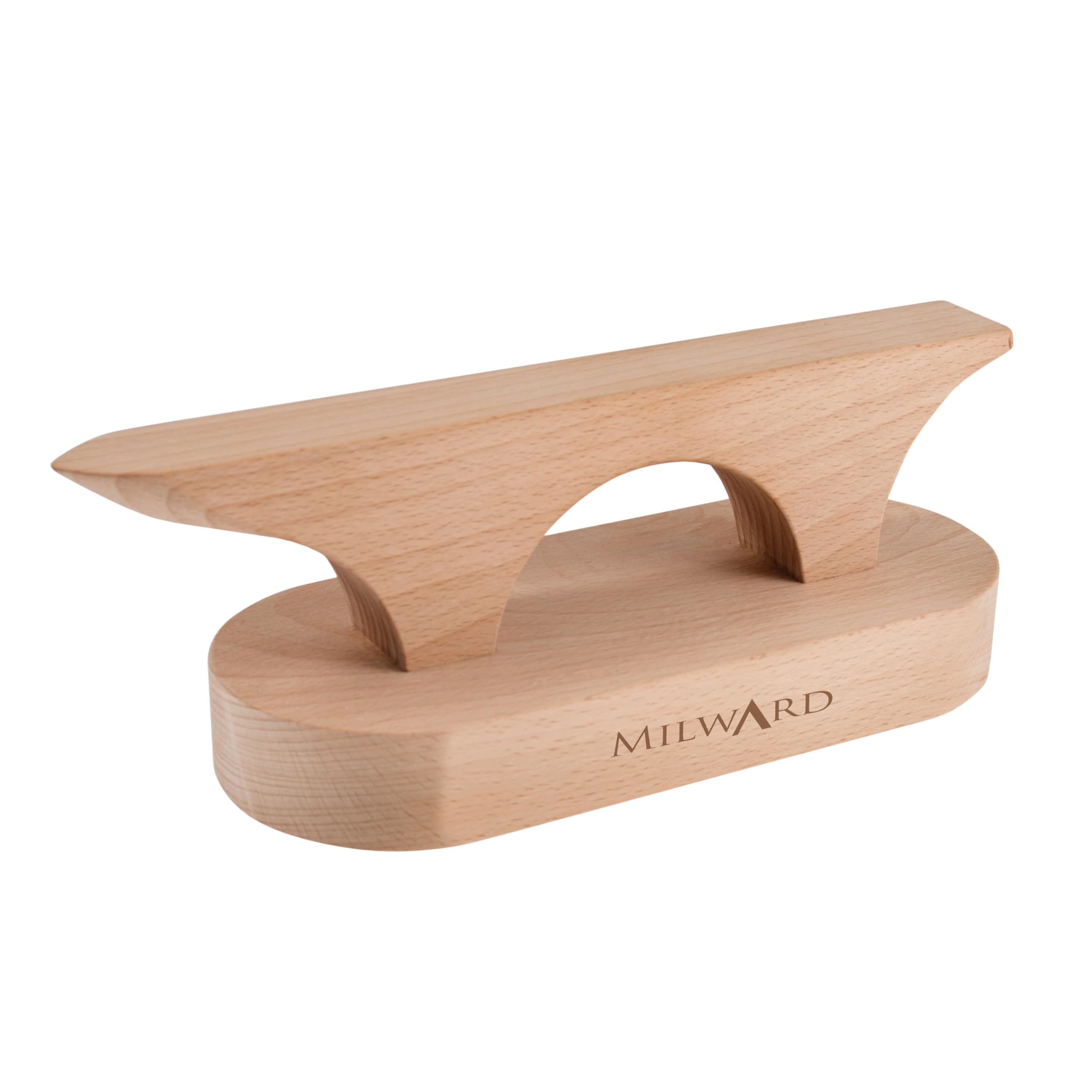 Milward Tailors Point Presser and Clapper, Seam Flattening, Steam Absorbing, for Sewing Quilting Dressmaking Embroidery, Beech