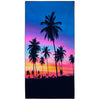 YISUMEI Sunset Coconut Tree Beach Towels for Adults Extra Large 180x90cm, Microfibre Quick Dry Towel for Travel Swimming Camping Sports