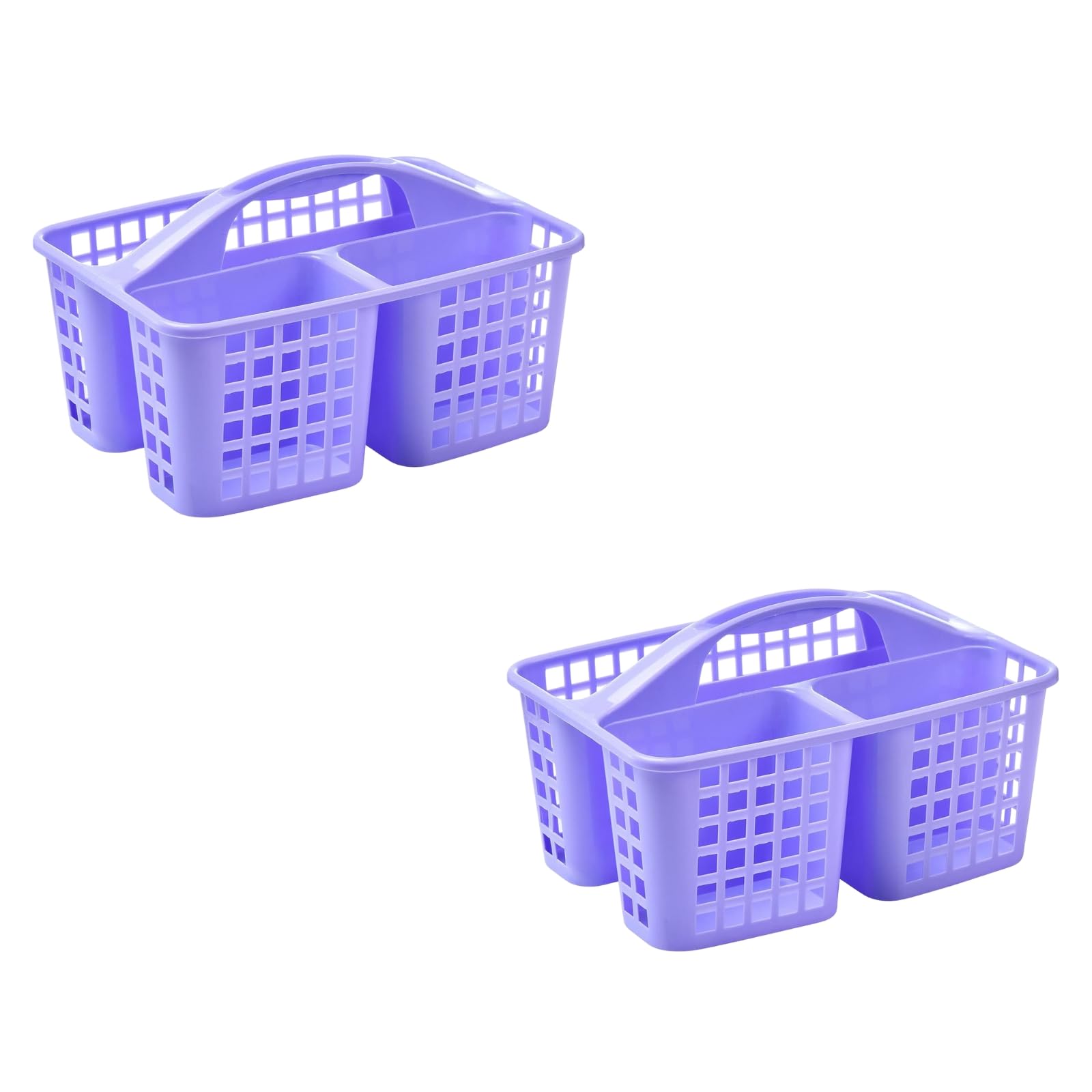 Boxonly Portable Shower Caddy Basket,Convenient Cleaning Supplies Organizer with Compartments and Handle,Ideal for Bathroom, Bedroom, Kitchen, College