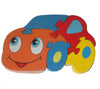 Traditional Wood'n'Fun: Baby/Toodler Wooden Colourful Car Jigsaw/Puzzle