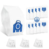 10-PACK Bag for Miele Hoover, 3D Efficiency Hyclean GN Dust Bag for Classic C1, Complete C1/C2/C3, S227, S240, S270, S400, S2, S5, S8 Series Vacuum