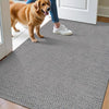 DEXI Door Matts Indoor 81 x 122 cm, Dirt Trapper Doormats Inside with Non Slip Rubber Backing, Low Profile Absorbent Entrance Mat for Muddy Shoes and