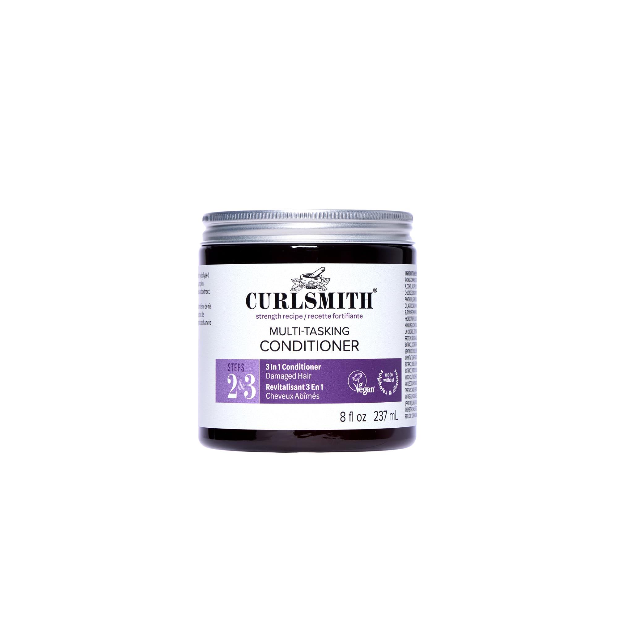 Curlsmith ? Multi-Tasking Conditioner, 3 in 1 Conditioner with Proteins, for Damaged Hair 237ml