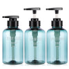 Segbeauty 3pcs Dispenser Bottles for Bathroom, 10.1oz/300ml Refillable Pump Bottles for Liquid Body Soap Shampoo Conditioner Shower Gel Hotel Home