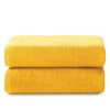 Top Towel - Plus - Large bath towels - Bath towels - 2 shower towels - 70x140 cm - 100% cotton - Gold