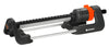 Gardena Aqua M rectangular oscillating sprinkler: Lawn sprinkler for watering areas of 110?250 m?, range 8?18 m, spread max. 14 m, built-in metal