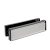 Home Secure? 12" UPVC Door Letterbox Telescopic Sleeved Letterplate Draught Proof Postal Letterbox (Silver, 40mm-80mm)