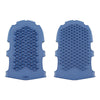 LNQ LUNIQI Silicone Bath Gloves, 1 Pair Soft Massage Glove Exfoliating Body Gloves Shower Mitts for Man Women Cleaning Body Arms Feet, Navy Blue