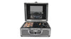 bonvoyage, Eye Makeup Kit, Includes False Eyelashes, 18 Colour Eyeshadow Palette, Eyeliners, Lash Curler, and Make up Brushes, Portable and