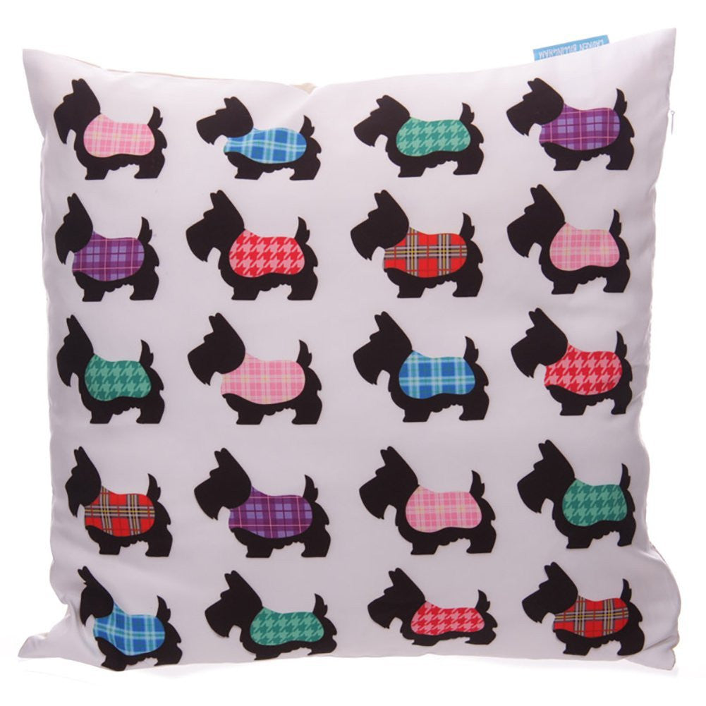 Scottie Dog Lauren Billingham Printed Cushion Cover