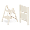 GameGem 2 Step Ladder, 2 Step Stool for Adults, Folding Step Ladder with Secure Footing, Widened Pedal, Aesthetically Pleasing Looking, Blends Right