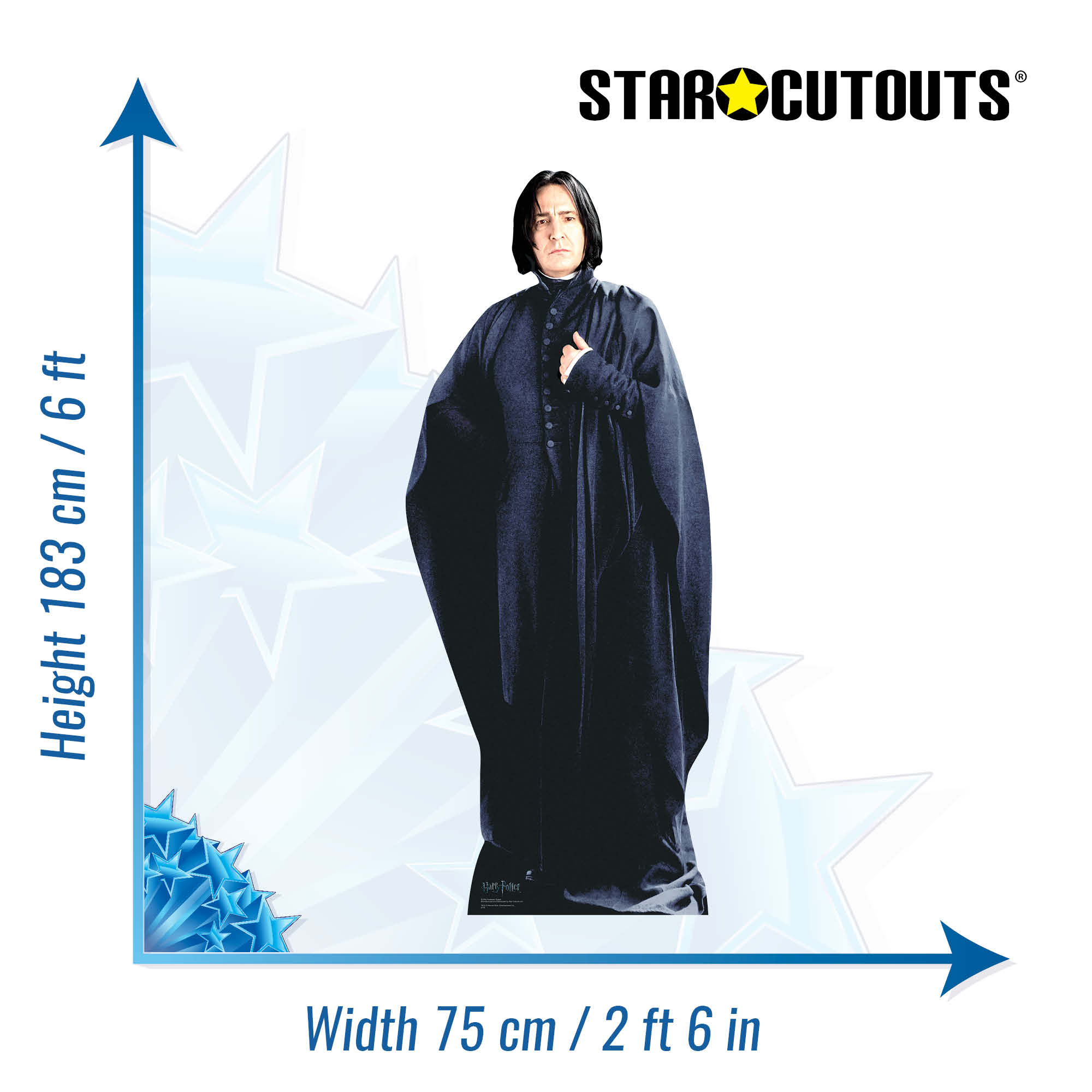 SC642 Severus Snape Cardboard Cut Out Height 183cm