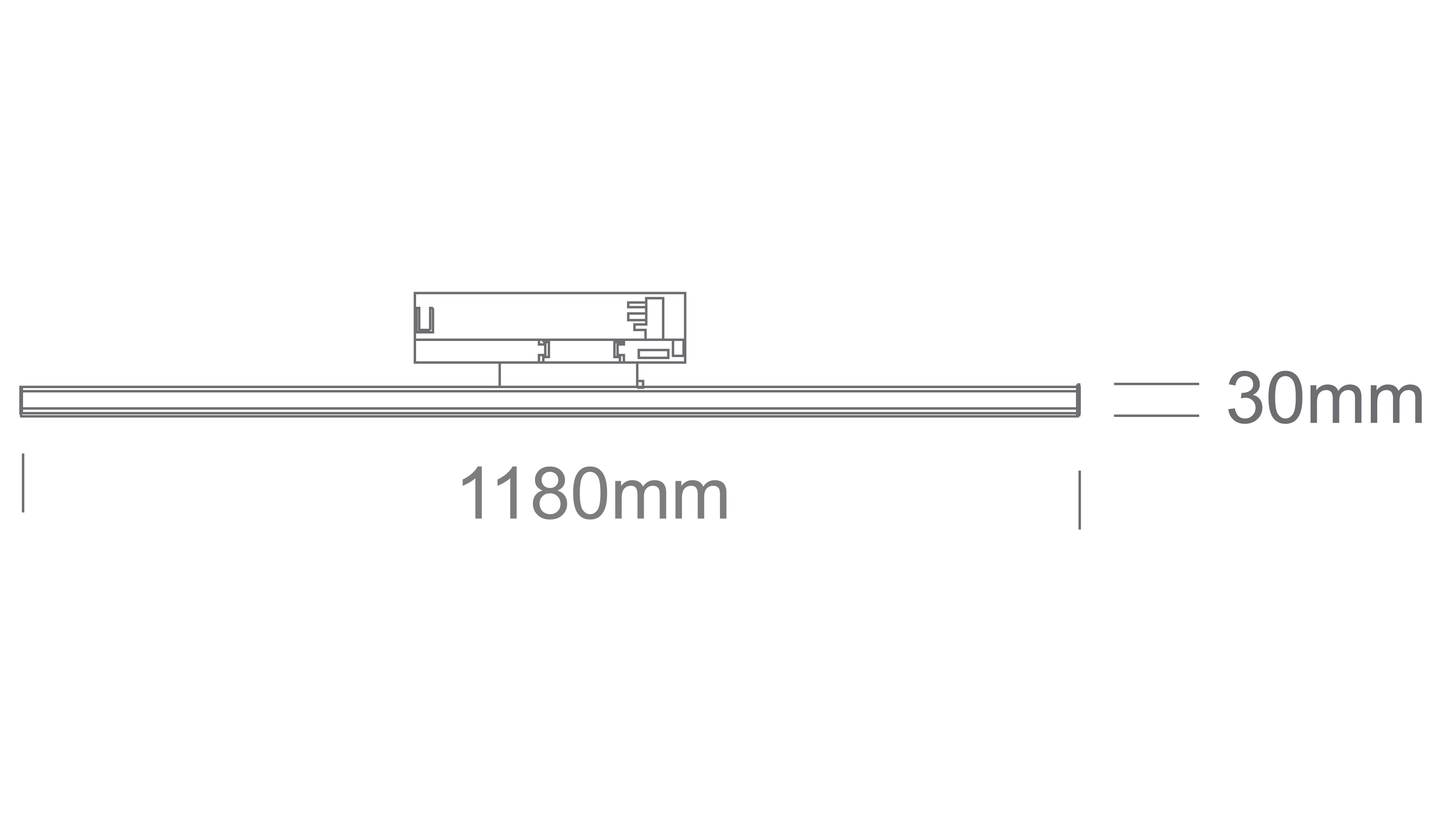 Linear Track Lights CCTV - 65172BT