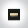 Indoor Square Wall Recessed - 68007- 1,5 W Wall recessed LED light, ideal for step and corridor illumination  Supplied complete with non-dimmable LED driver