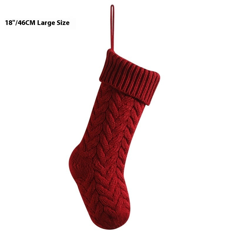 Layout Supplies Decorative Decorations Knitted Pendant Gift Bag Twist Large