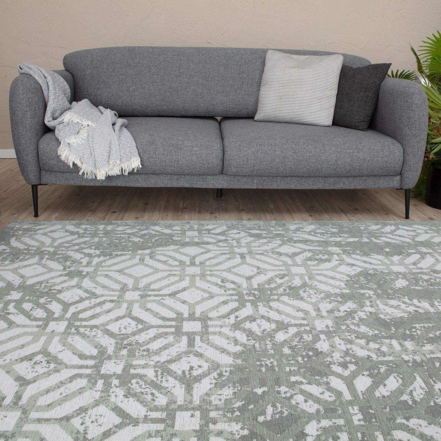 Washable Rug Carina Green | 6934
