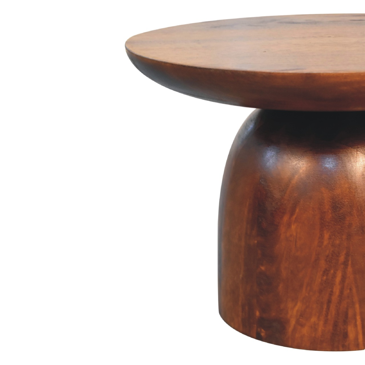 Artisan Furniture Solid Mango Wood Little Chestnut Side Table