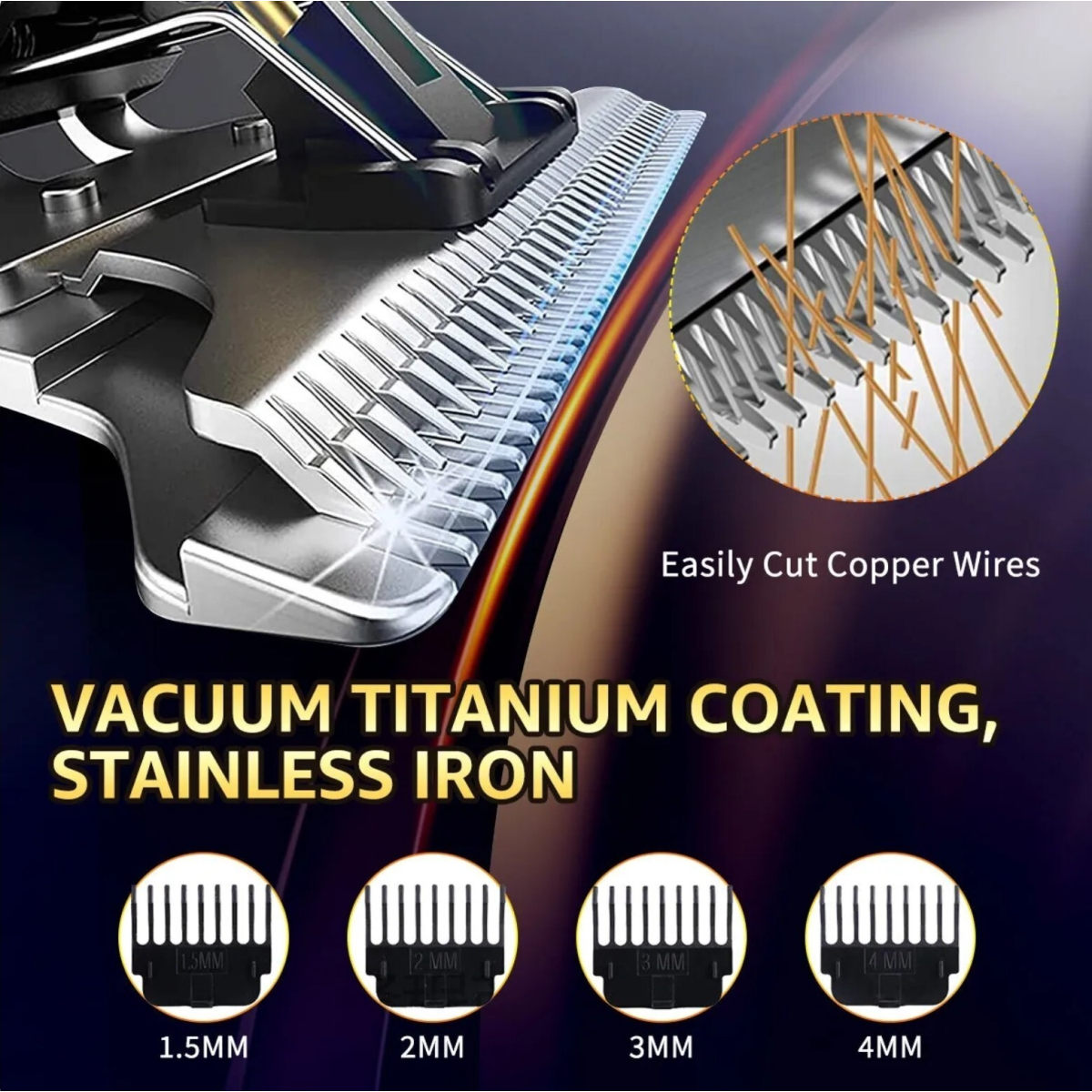 LCD Professional Hair Clippers Beard Trimmer Men Hair Cutting Cordless Barber Shaving Machine