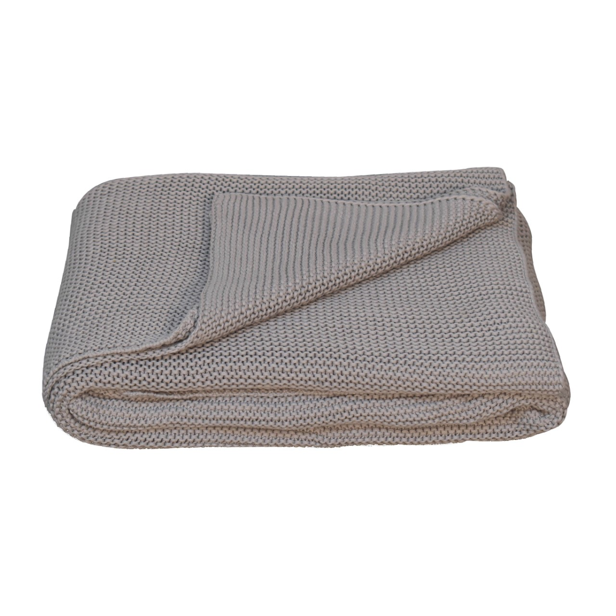Artisan Furniture Double Grey Knitted Throw