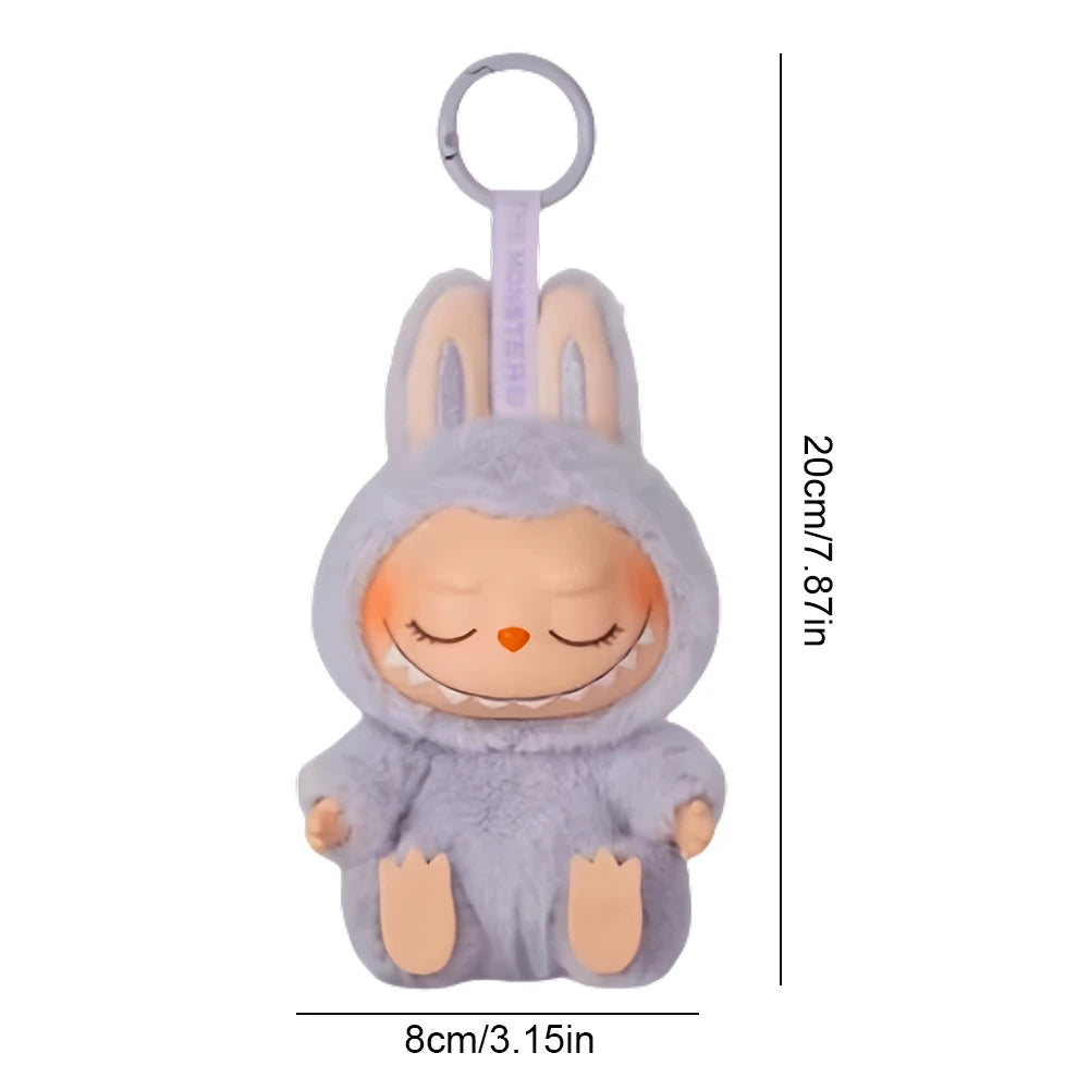 The Monsters Labubu Sit-Down Party Series Plush Pendant Doll Vinyl Face Doll Heart-Moving Macaron Doll Collection Decoration
