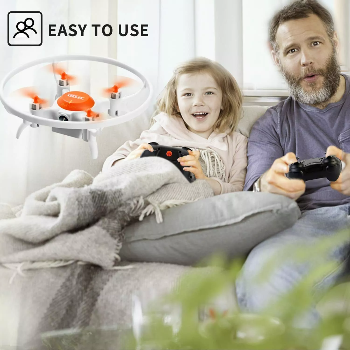 4DRC V5 Kids and Beginners Mini RC Drone V5 RC Quadcopter with 1080P HD Wide Angle Camera,Drones suitable for children and beginners,Logistics is randomly sent by Evri/Royal Mail/DPD.